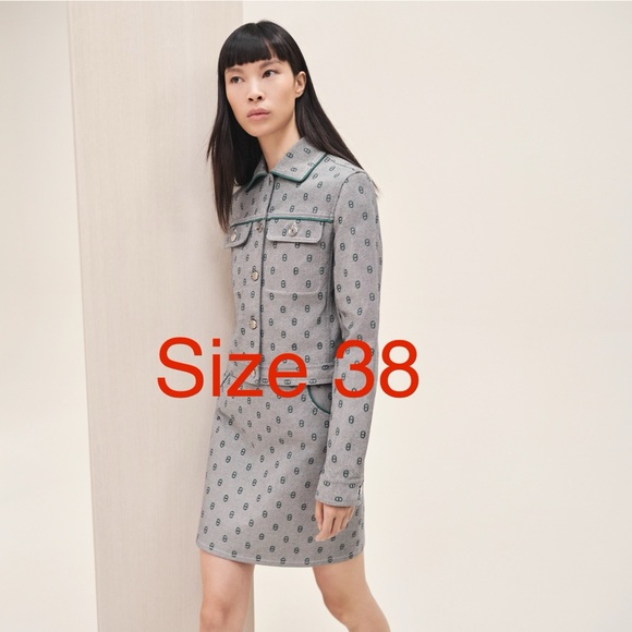 Hermes "CHAINE D'ANCRE" DENIM JACKET - Picture 1 of 2